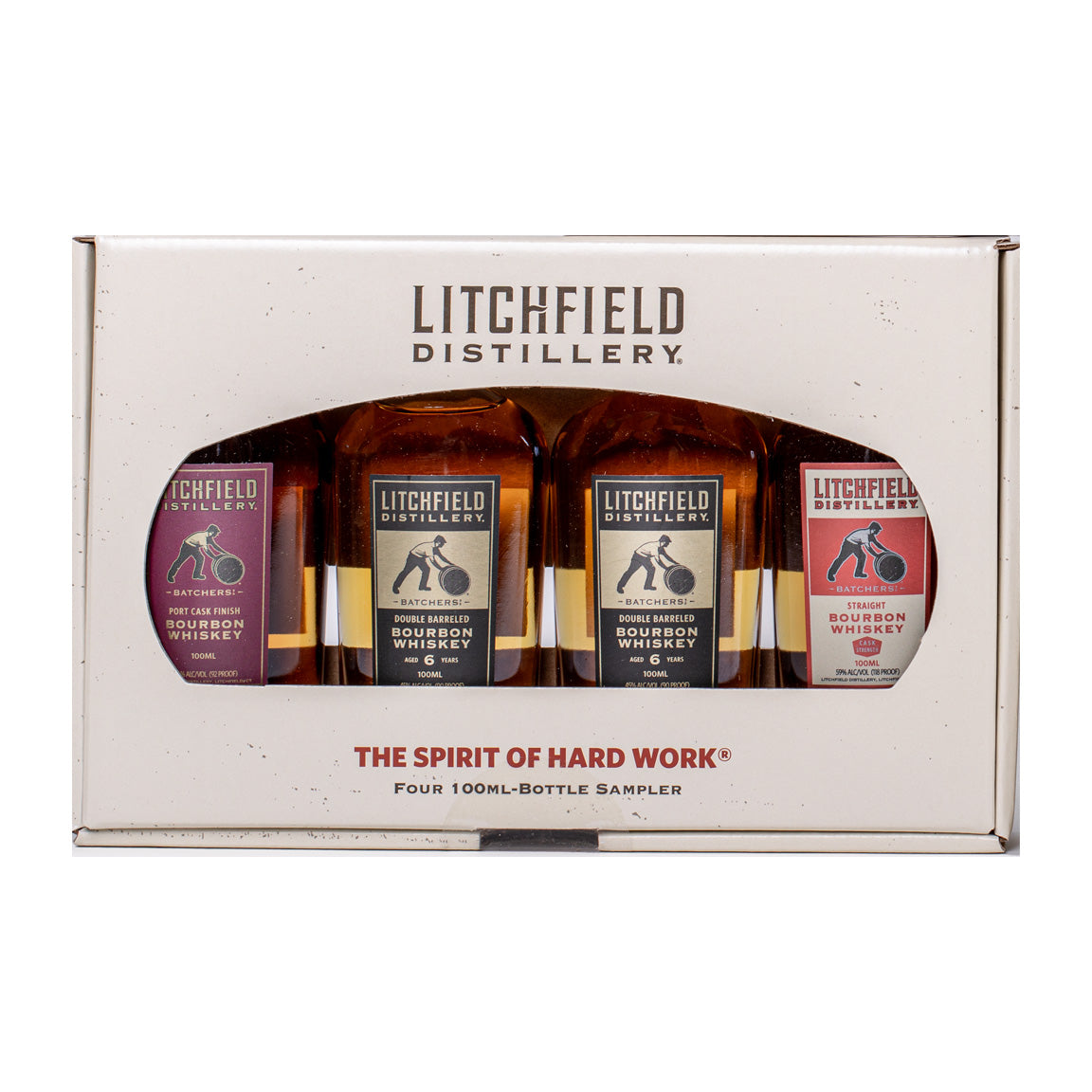 Litchfield Distillery Premium Bourbon 4pck - 100ml Sampler